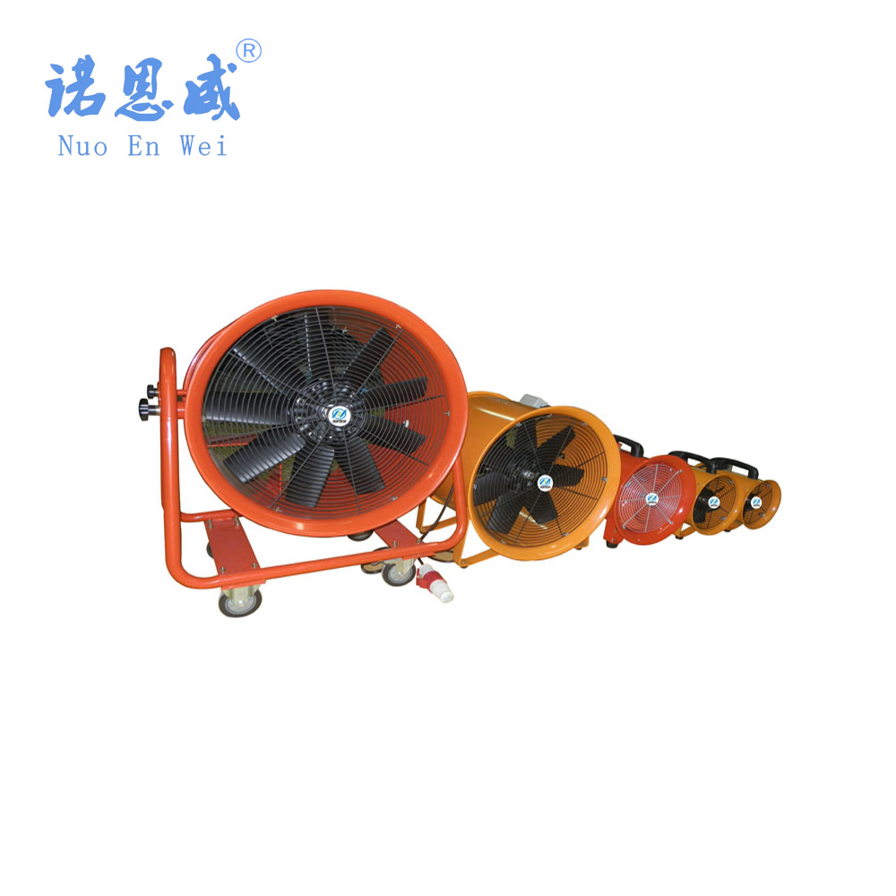 Hand push with wheel ventilation fan (2)